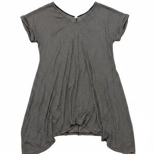 Motherhood Black and White Striped Tunic